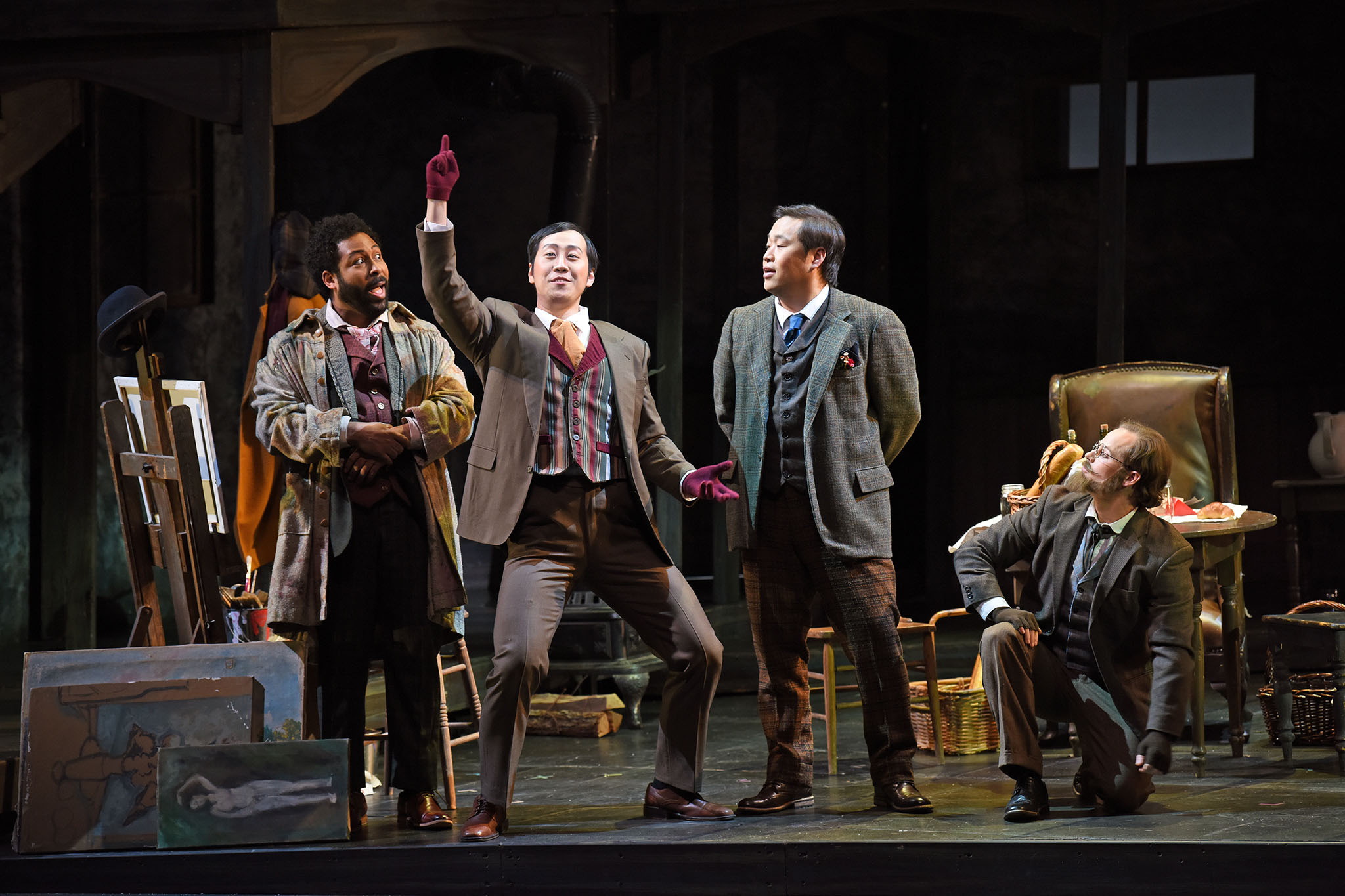As Schaunard in La Bohème at Arizona Opera