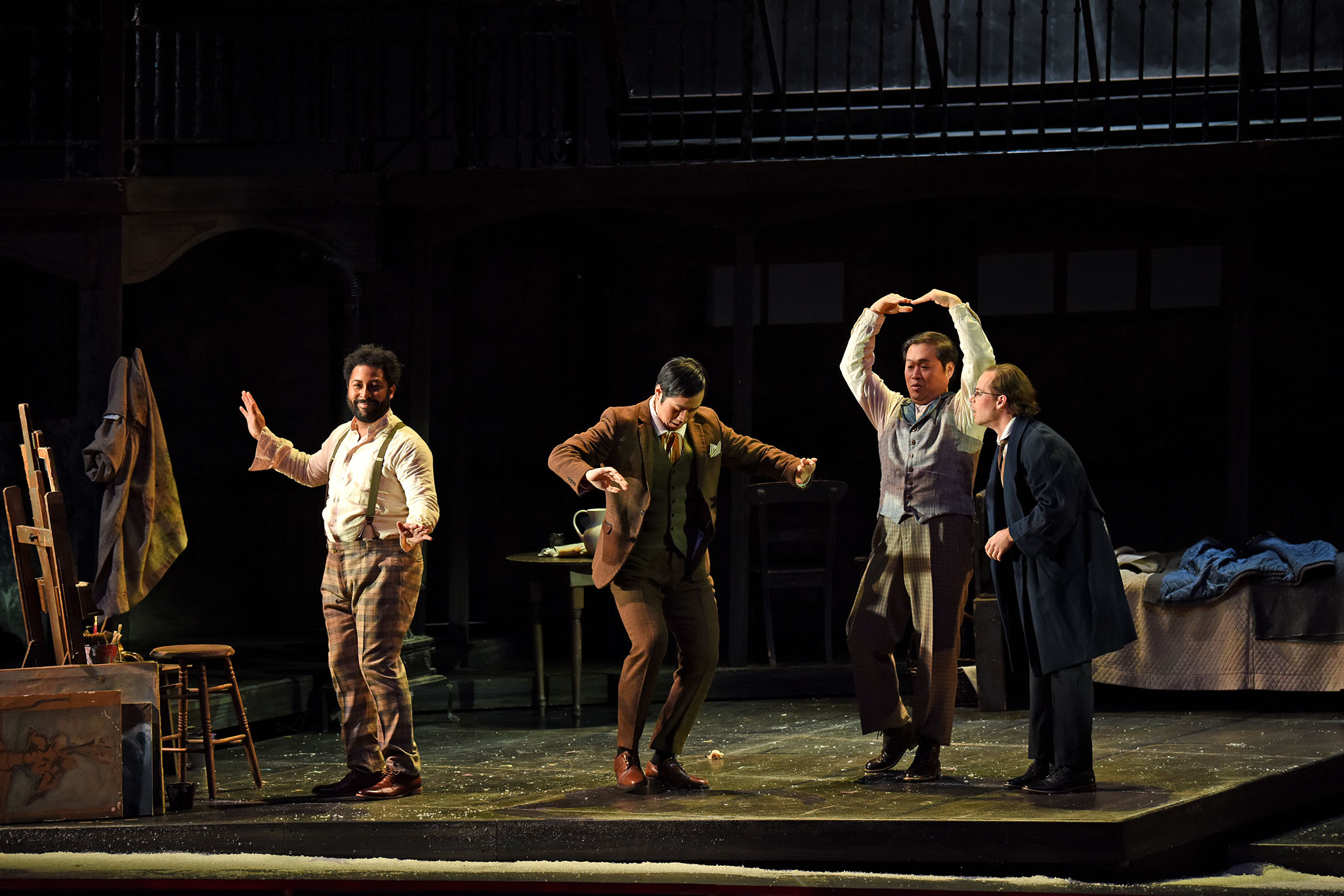 As Schaunard in La Bohème at Arizona Opera