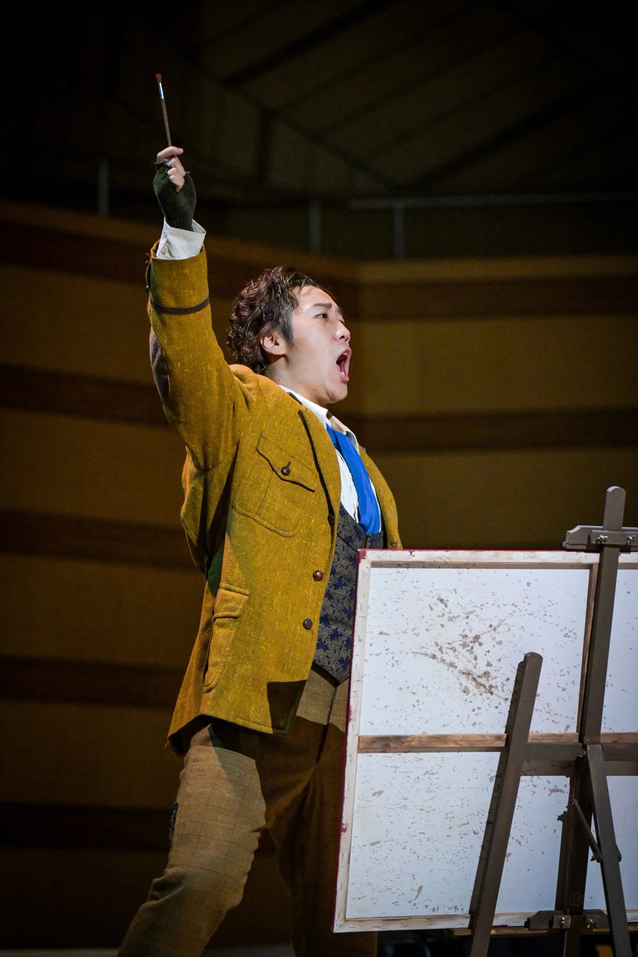 Yichen Xue in La Bohème · Puccini · Aspen Music Festival · As Marcello at the Aspen Music Festival — 2025 season.